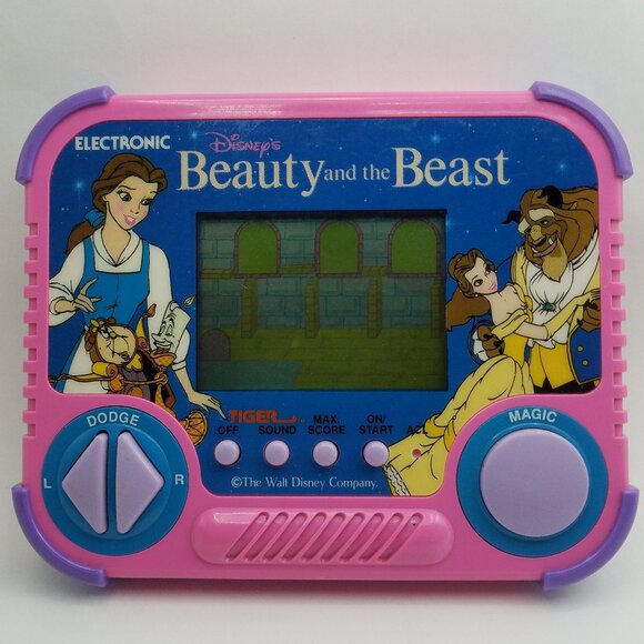 Vintage Disney Beauty and The Beast 1990 Tiger Electronics Handheld Video Game - Picture 1 of 15